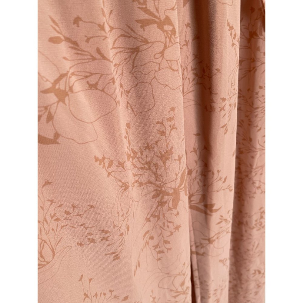 TJD Floral Flowy Goddess Halter Maxi Dress - Picture 8 of 8